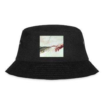 Gottes Hand Fisch - Bucket Hat - Schwarz - Vorne - Lela (165cm)
