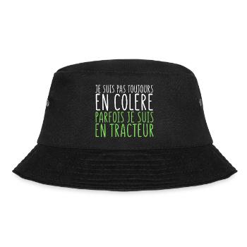 Humour Agriculteur / Humour Agricultrice/ Cadeau - Bob - noir - Devant - Lela (165cm)