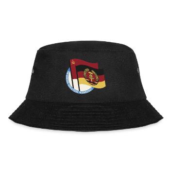 Für Deutsch Sowjetische Freundschaft Ossi DDR - Bucket Hat - Schwarz - Vorne - Lela (165cm)