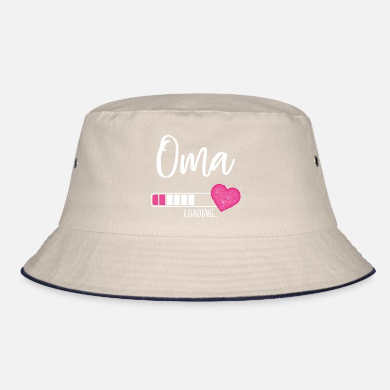Oma Loading Herz Enkelin Mädchen Werdende Oma Bucket Hat