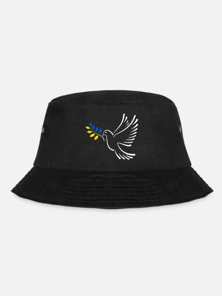 Friedenstaube Ukraine - Bucket Hat - Schwarz