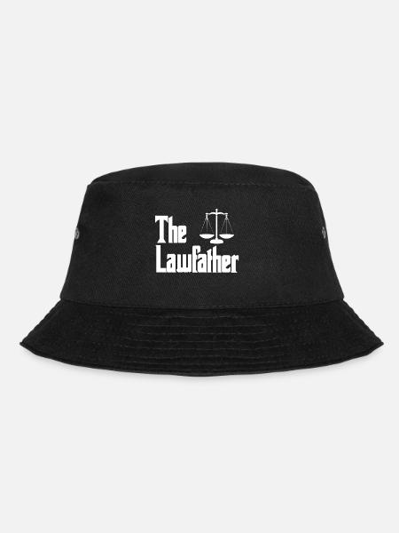 The Lawfather Jura Humor Jurist - Bucket Hat - Schwarz