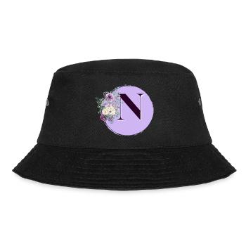 lettre N Couronne de fleurs - Bob - noir - Devant - Lela (165cm)