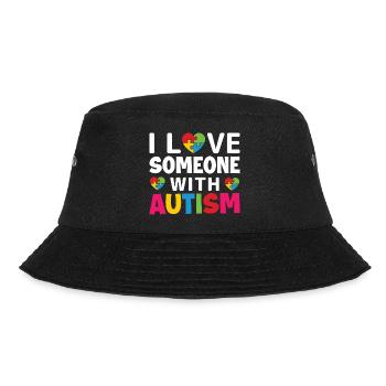Love for Autism Awareness Design - Bucket Hat - black - Front - Lela (165cm)