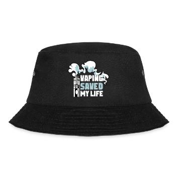 Saved My Life Vape Store Owner Gift - Bucket Hat - black - Front - Lela (165cm)