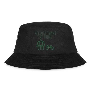 MowoT Fahhrad am Wald - Bucket Hat - black - Front - Lela (165cm)