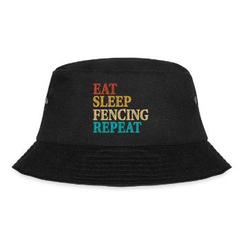 Fechten - Bucket Hat - Schwarz - Vorne - Lela (165cm)