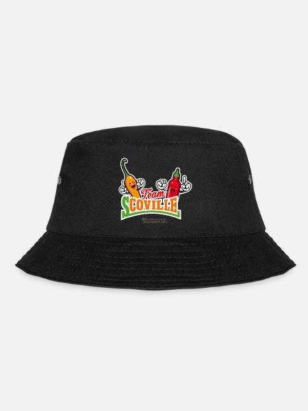 Chili Fan Design Chilischote Sauce Team Scoville - Bucket Hat - Schwarz