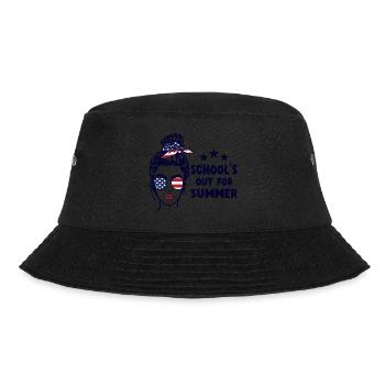 Schools Out For Summer Last Day of School - Bucket Hat - Schwarz - Vorne - Lela (165cm)