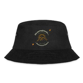 The Portuguese Flower Donkey Madeira - Gift - Bucket Hat - black - Front - Lela (165cm)