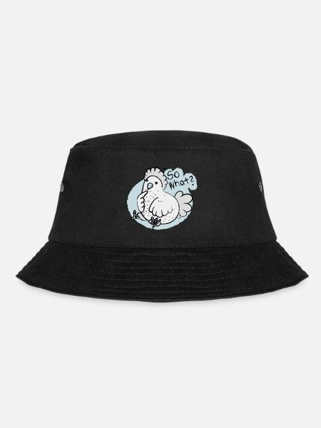so what ? - Bucket Hat - Schwarz
