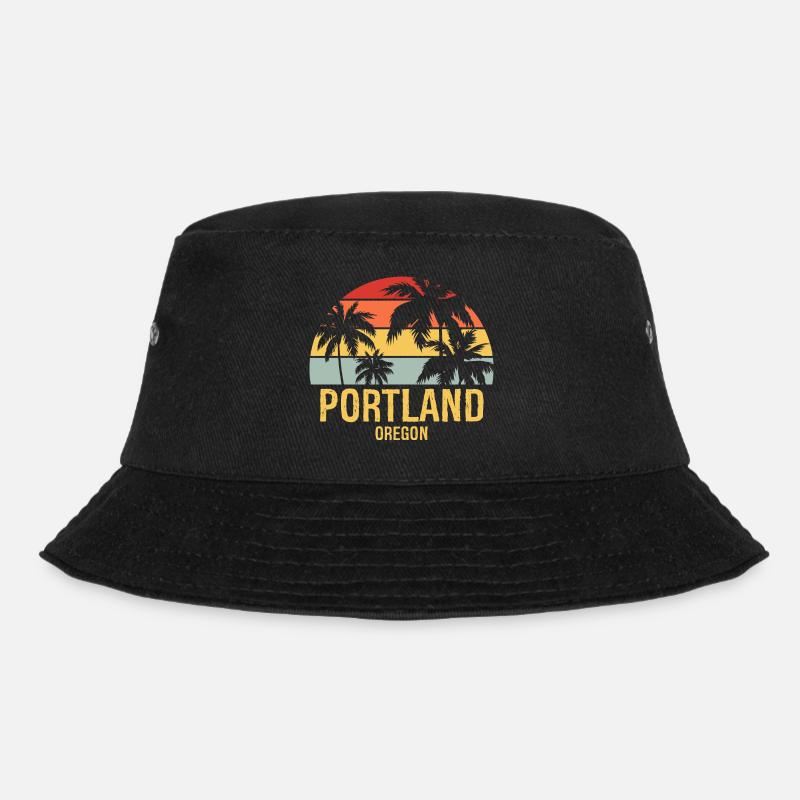 Portland - Bucket Hat - Schwarz