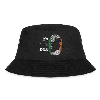Irland DNA Irische Insel Ireland Idee - Bucket Hat - Schwarz - Vorne - Lela (165cm)
