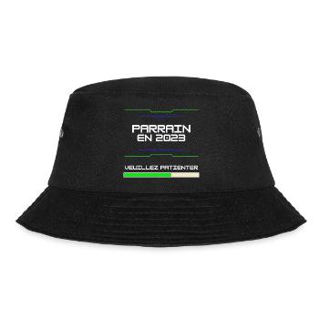 Parrain En 2023 Cadeau Pour Futur Parrain Baptême - Bucket Hat - black - Front - Lela (165cm)