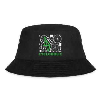 Cycloholic Design pour un fan de vélo de sport - Bob - noir - Devant - Lela (165cm)