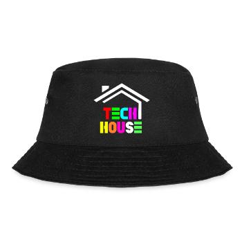 tech house - Bucket Hat - black - Front - Lela (165cm)
