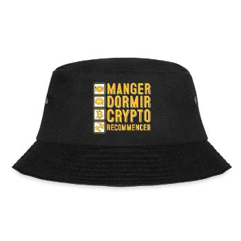 Manger, dormir, crypto, recommencer | Crypto - Bob - noir - Devant - Lela (165cm)