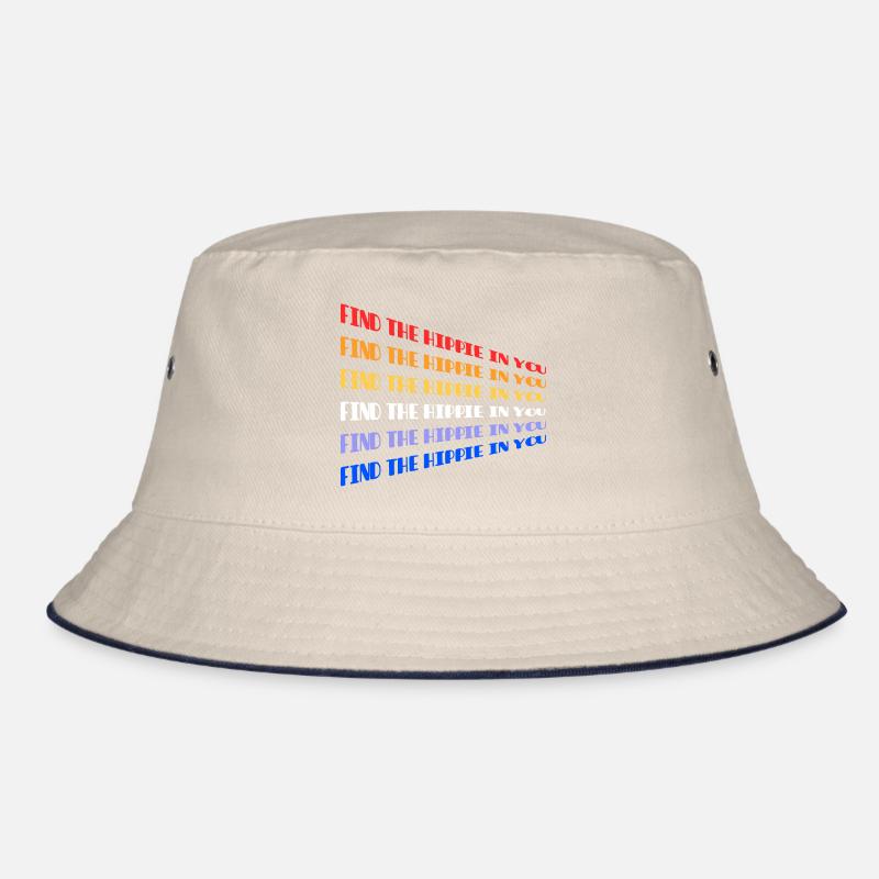 FINDE DEN HIPPIE IN DIR Bucket Hat
