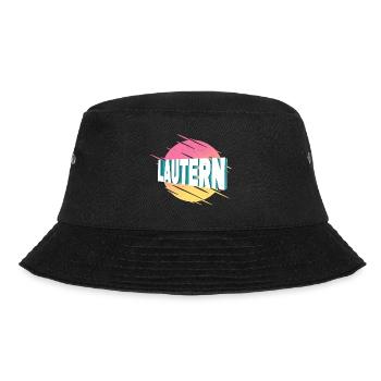Lautern Kaiserslautern Deutschland Stadt Schrift - Bucket Hat - Schwarz - Vorne - Lela (165cm)