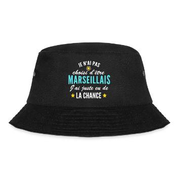 je suis marseillais - Bob - noir - Devant - Lela (165cm)