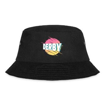Derby England Great Britain UK City Font - Bucket Hat - black - Front - Lela (165cm)