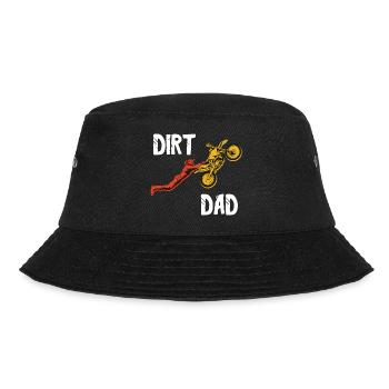 Motocross Bike Offroad Motorcycle Biker - Bucket Hat - Schwarz - Vorne - Lela (165cm)