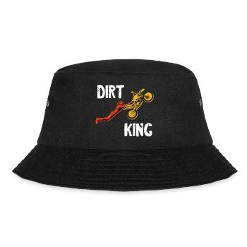 Motocross Bike Offroad Motorcycle Biker - Bucket Hat - Schwarz - Vorne - Lela (165cm)