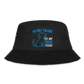 only talking to dog - Bucket Hat - black - Front - Lela (165cm)