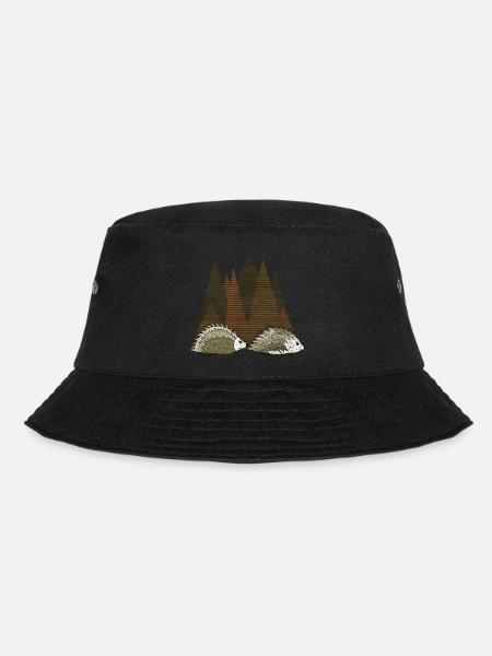 Igel - Bucket Hat - Schwarz