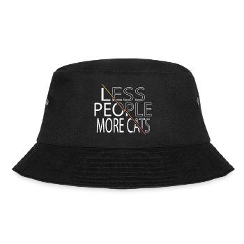 Black Cat Hoodies and Sweatshirts Cat Cat Lover - Bucket Hat - black - Front - Lela (165cm)