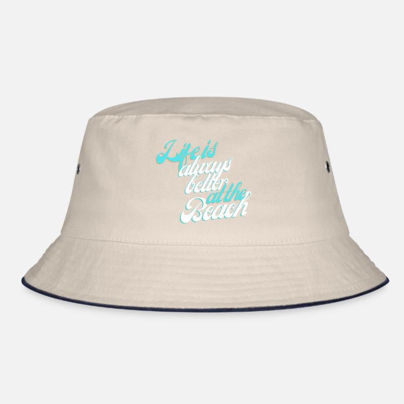 Life is always better at the Beach Bucket Hat