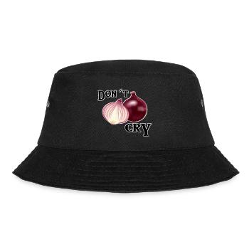 dont cry Zwiebel Liebeskummer - Bucket Hat - Schwarz - Vorne - Lela (165cm)