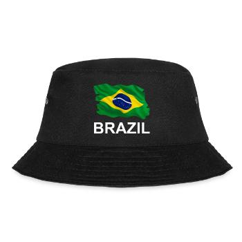 Brasilien - Bucket Hat - Schwarz - Vorne - Lela (165cm)