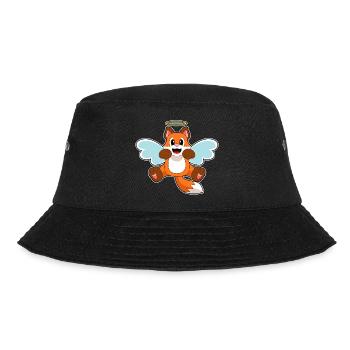 Fuchs Engelsflügel - Bucket Hat - Schwarz - Vorne - Lela (165cm)