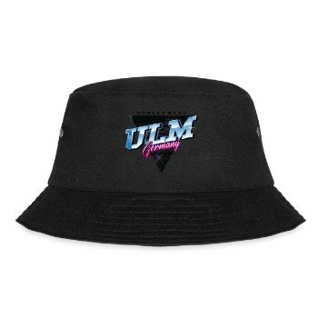 Ulm Deutschland Stadt Skyline Vintage Retro Neon - Bucket Hat - Schwarz - Vorne - Lela (165cm)