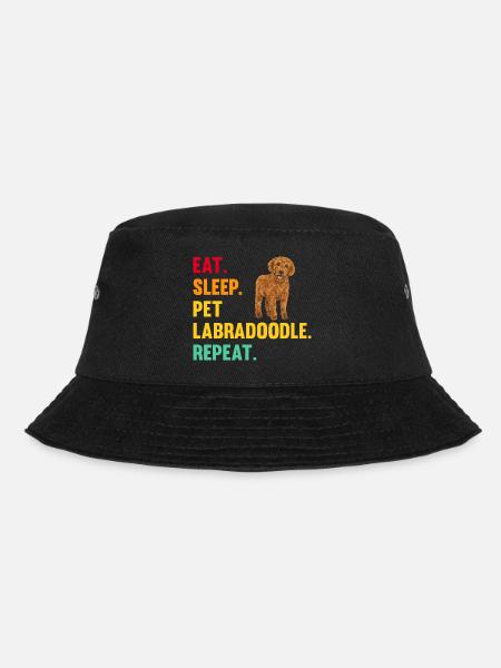 Labradoodle Hund - Bucket Hat - Schwarz