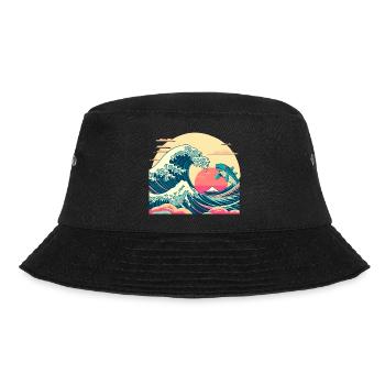 Wellenhai - Bucket Hat - Schwarz - Vorne - Lela (165cm)
