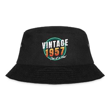 Chemise vintage 1957 pour homme femme 66 ans 66ème - Bob - noir - Devant - Lela (165cm)