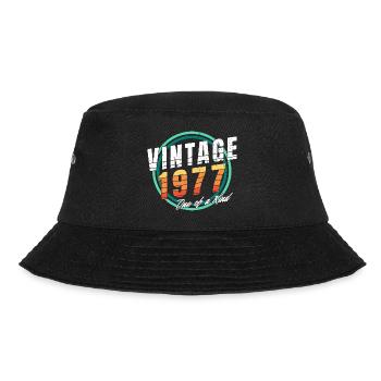 Chemise vintage 1977 pour homme femme 46 ans 46ème - Bob - noir - Devant - Lela (165cm)