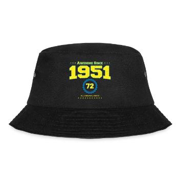 Super chemise de 1951 pour hommes femmes 72 ans 72ème - Bob - noir - Devant - Lela (165cm)