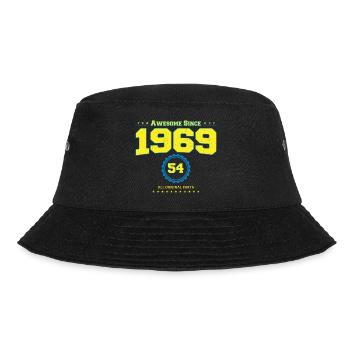Awesome 1969 Shirt für Männer Frauen 54 Jahre alt 54. - Bucket Hat - Schwarz - Vorne - Lela (165cm)