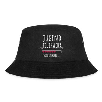 Jugendfeuerwehr Freiwillige Feuerwehr Geschenk - Bucket Hat - Schwarz - Vorne - Lela (165cm)