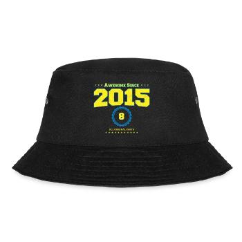 Super 2015 Shirt für Männer Frauen 8 Jahre alt 8th - Bucket Hat - Schwarz - Vorne - Lela (165cm)