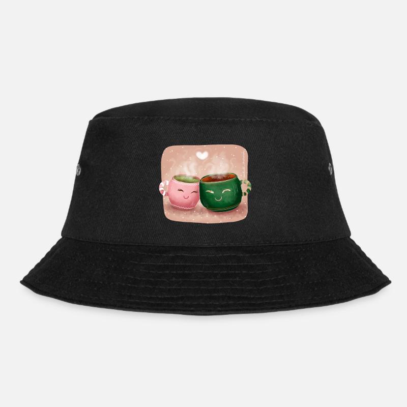 Tassen Liebe - Bucket Hat - Schwarz