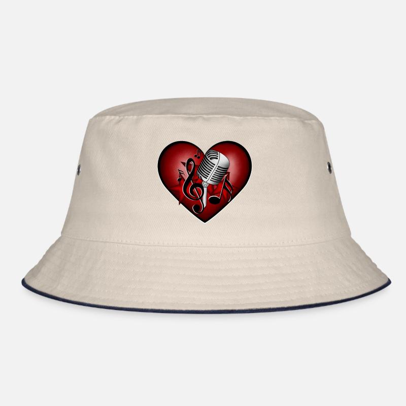 Clef de microphone Stars Heart Bob