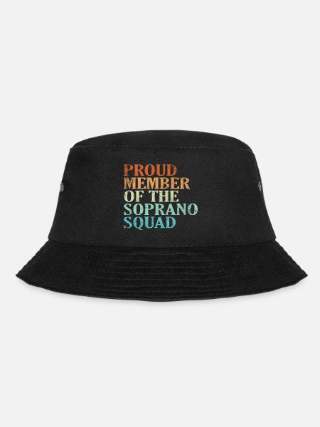 Proud Member of the Soprano Squad Vintage - Bucket Hat - Schwarz