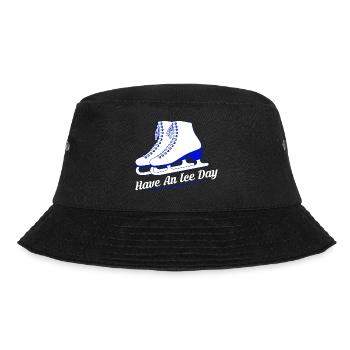 Have An Ice Day Skating Skater - Bucket Hat - black - Front - Lela (165cm)