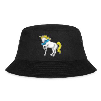 Foulard licorne - Bob - noir - Devant - Lela (165cm)