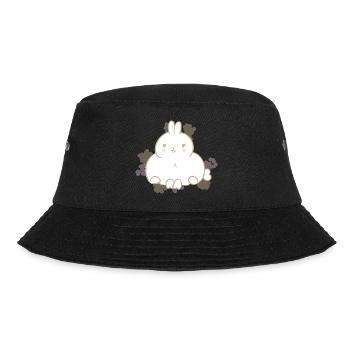 Süßes Häschen - Bucket Hat - Schwarz - Vorne - Lela (165cm)