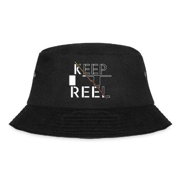 bass fishing tournaments fish hook funny quote - Bucket Hat - Schwarz - Vorne - Lela (165cm)